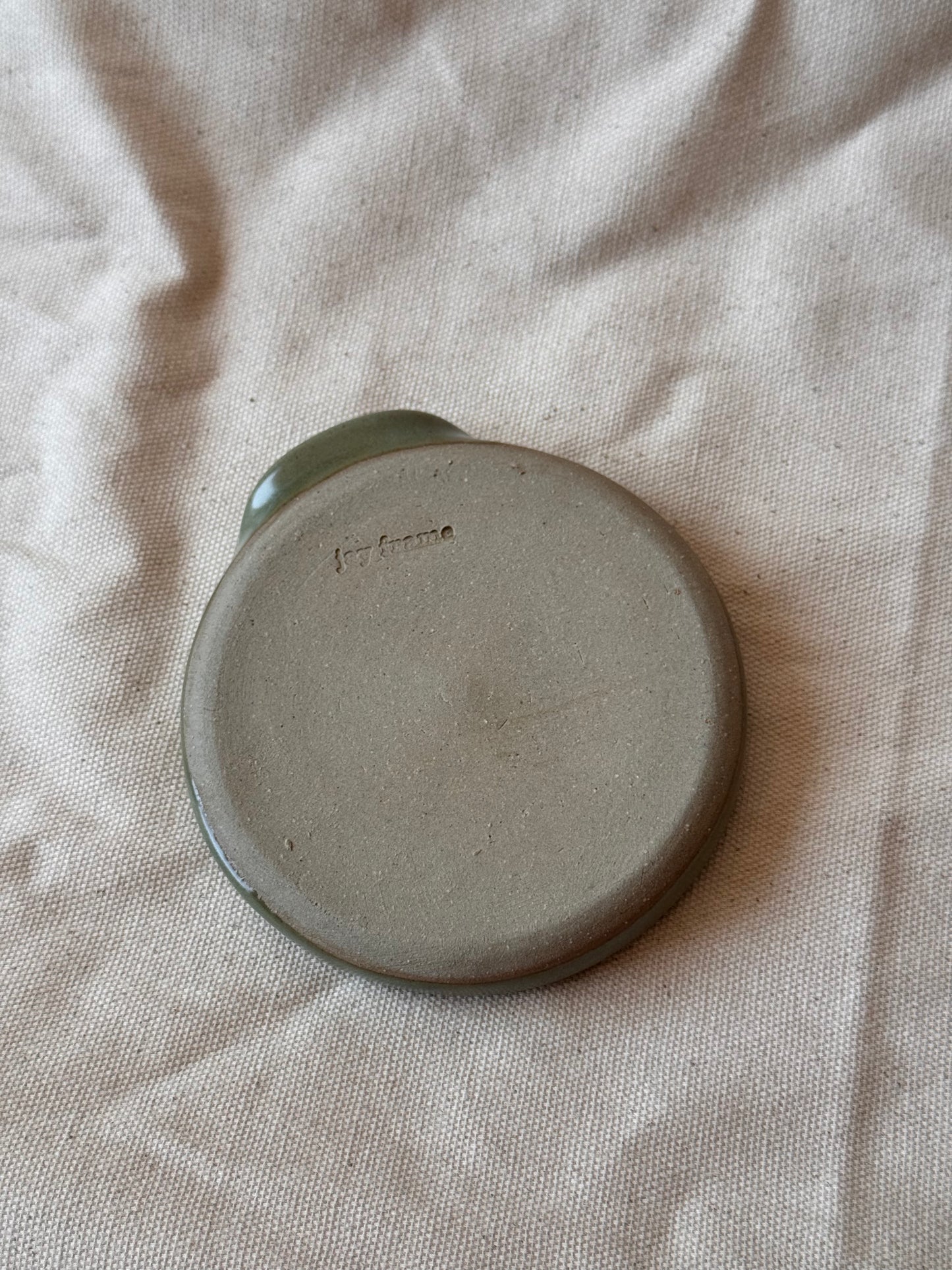 square garlic grater - green